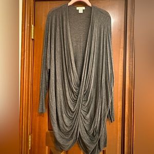 Grace & lace wrap sweater plus size